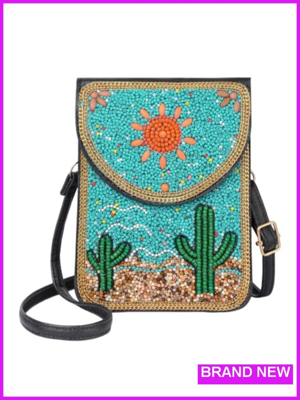 Small Crossbody Bags for Women, Cell Phone Shoulder Bag Boho Wallet Purse